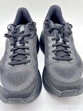 Hoka One Bondi 9 Triple Black Running Shoes Size_10D